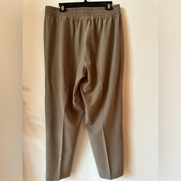 SOHO APPAREL WOMEN'S ELASTIC WAIST DRESS PANT TROUSER BROWN PS NWOT - Picture 5 of 7